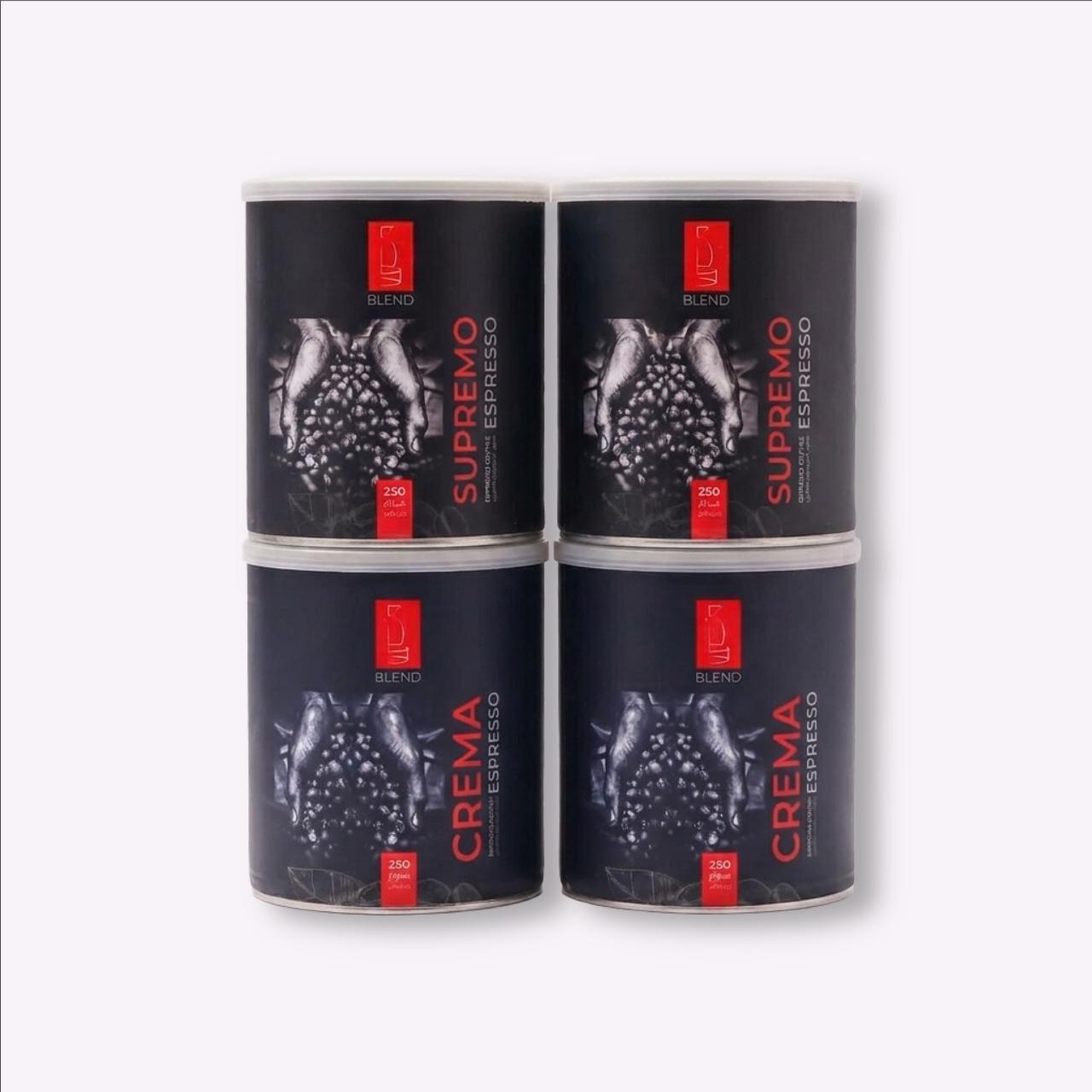 Espresso Favorites Bundle – Supremo And Crema (4 × 250g)